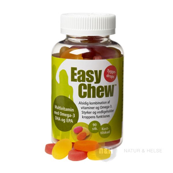 EasyChew Multivitamin med Omega-3 90 stk.